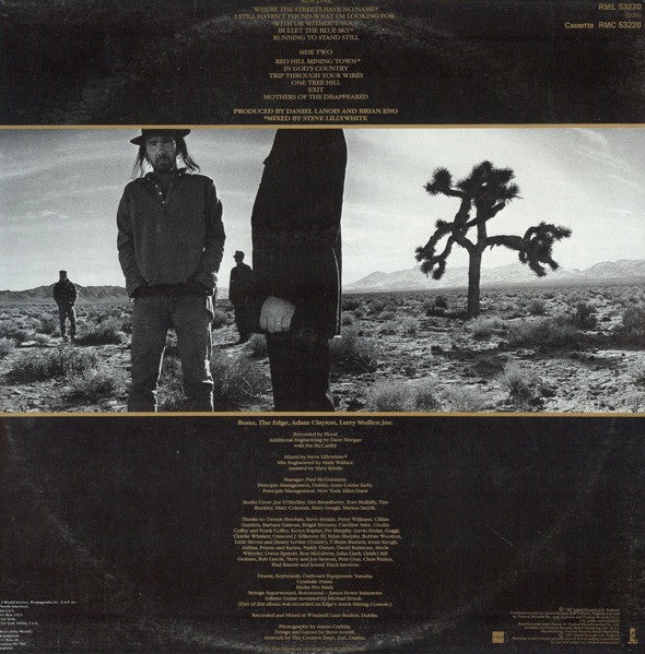 U2 – The Joshua Tree LP vinyl record, image 3 of 10