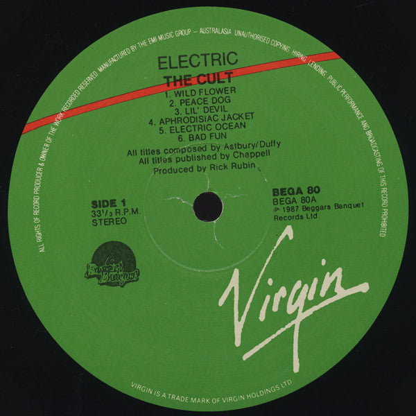The Cult – Electric LP vinyl record, image 4 of 9