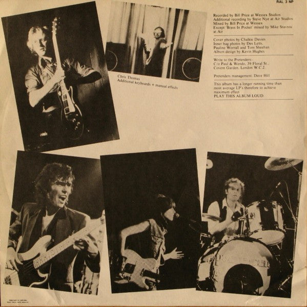 The Pretenders – Pretenders LP vinyl record, image 6 of 6