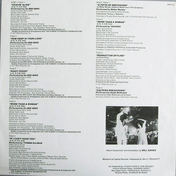 Various – Saturday Night Fever (The Original Movie Sound Track) (2xLP) LP vinyl record, image 3 of 10