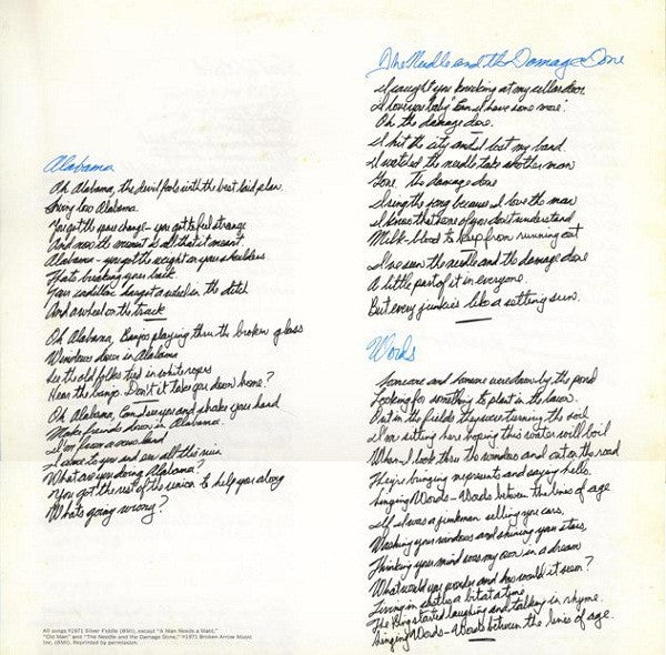 Neil Young – Harvest LP vinyl record, image 8 of 8
