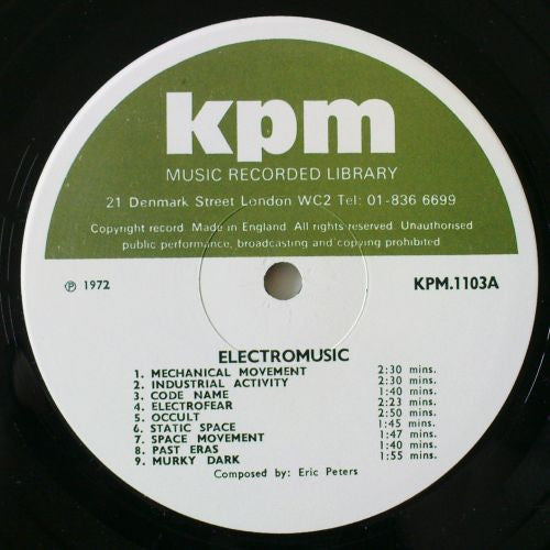 Eric Peters – Electromusic LP vinyl record, image 3 of 4