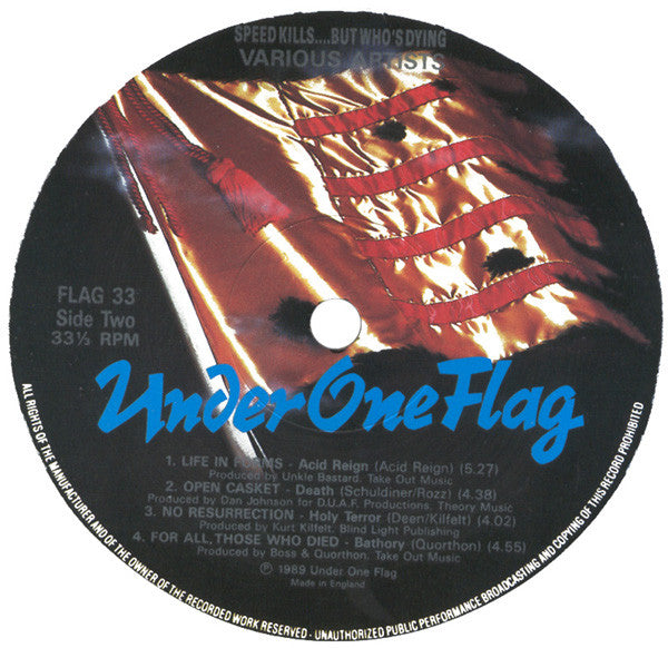Various – Speed Kills...But Who's Dying? Volume 4 Of The Ultimate In Thrash (2xLP) LP vinyl record, image 6 of 10