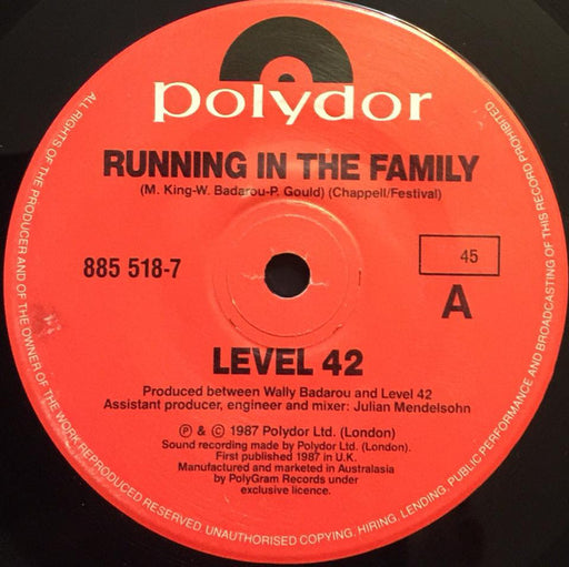 Level 42 – Running In The Family