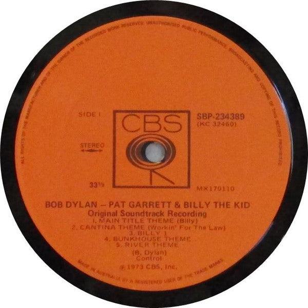 Bob Dylan – Pat Garrett & Billy The Kid (Original Soundtrack Recording) LP vinyl record, image 3 of 4
