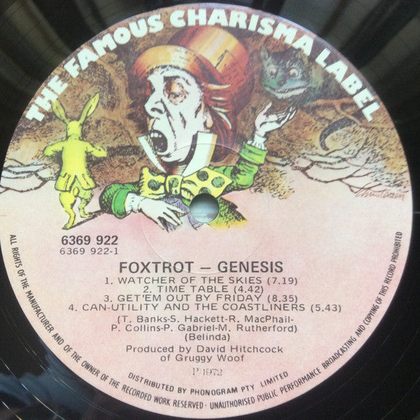 Genesis – Foxtrot LP vinyl record, image 6 of 7