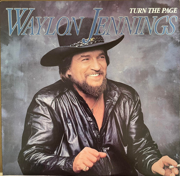 Waylon Jennings – Turn The Page LP vinyl record, image 1 of 4