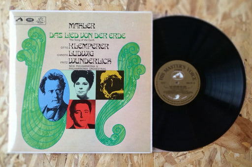 Gustav Mahler, Philharmonia Orchestra, Otto Klemperer, Christa Ludwig, Fritz Wunderlich, New Philharmonia Orchestra – Das Lied Von Der Erde LP vinyl record, image 1 of 6