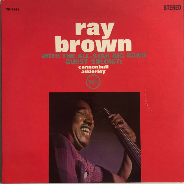 Ray Brown All-Star Big Band, Cannonball Adderley – With The All-Star Big Band LP vinyl record, image 1 of 4