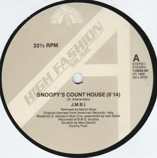 J.M.B.I. – Snoopy's Count House 12" vinyl record, image 3 of 5