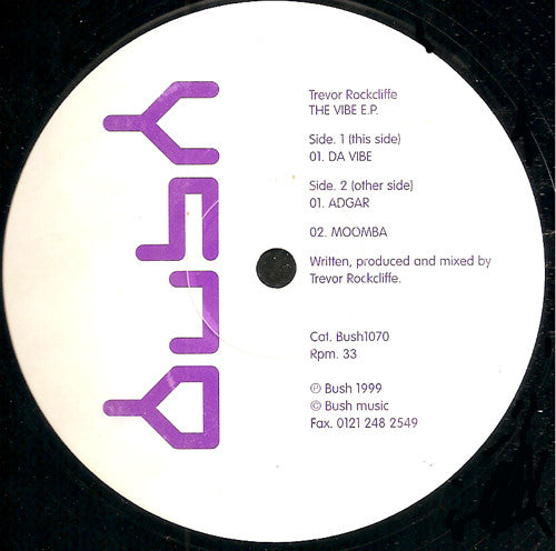 Trevor Rockcliffe – The Vibe EP 12" vinyl record, image 3 of 5