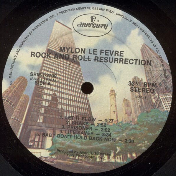 Mylon LeFevre – Rock & Roll Resurrection LP vinyl record, image 3 of 6