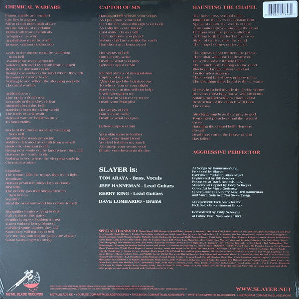 Slayer – Haunting The Chapel 12" vinyl record, image 2 of 5