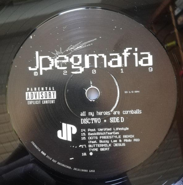 JPEGMAFIA – All My Heroes Are Cornballs (2xLP) LP vinyl record, image 6 of 10