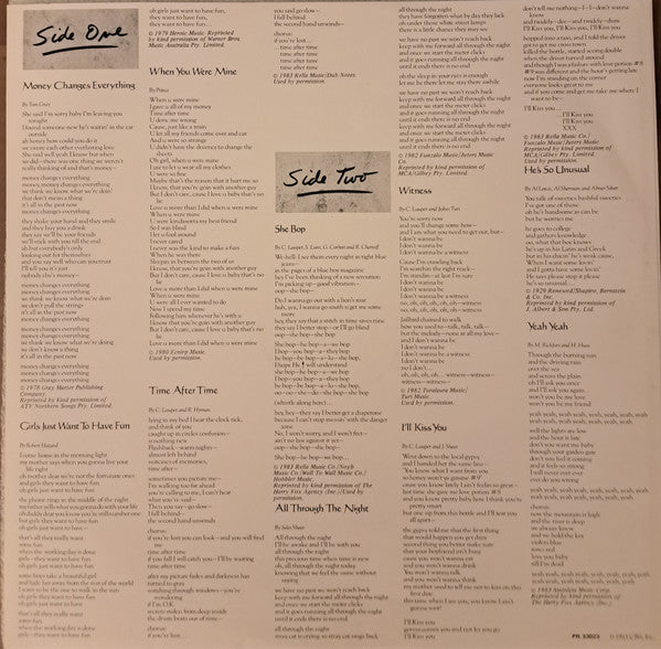 Cyndi Lauper – She's So Unusual LP vinyl record, image 5 of 10