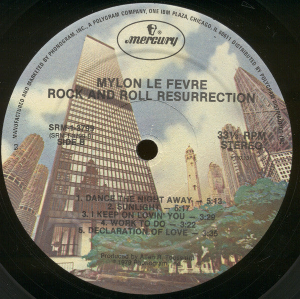 Mylon LeFevre – Rock & Roll Resurrection LP vinyl record, image 4 of 6
