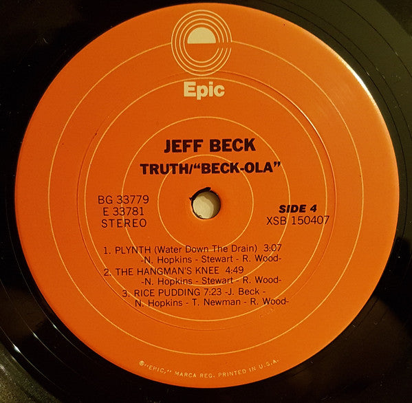 Jeff Beck – Truth/Beck-ola (2xLP) LP vinyl record, image 8 of 8