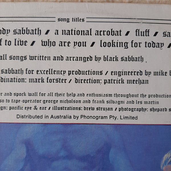 Black Sabbath – Sabbath Bloody Sabbath LP vinyl record, image 3 of 4