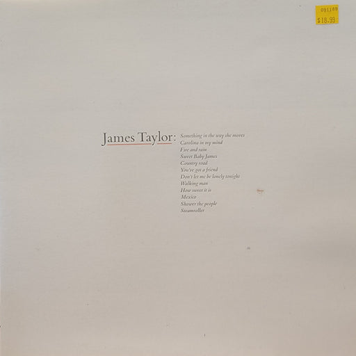 James Taylor – James Taylor's Greatest Hits LP vinyl record, image 1 of 4