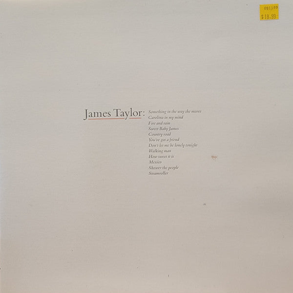 James Taylor – James Taylor's Greatest Hits LP vinyl record, image 1 of 4