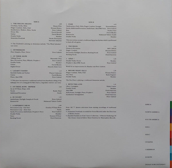 Peter Gabriel – Passion (2xLP) LP vinyl record, image 5 of 10