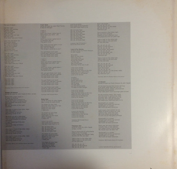 John Paul Young – Soldier Of Fortune LP vinyl record, image 3 of 6
