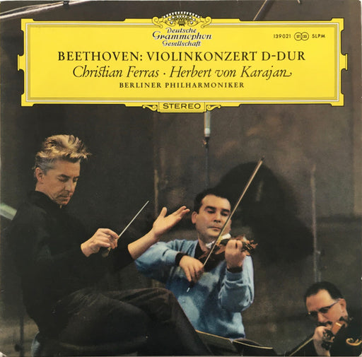 Ludwig van Beethoven, Christian Ferras, Herbert von Karajan, Berliner Philharmoniker – Violinkonzert D-Dur LP vinyl record, image 1 of 4
