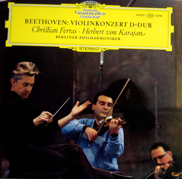 Ludwig Van Beethoven, Christian Ferras, Herbert von Karajan, Berliner Philharmoniker – Violinkonzert D-Dur LP vinyl record, image 1 of 4
