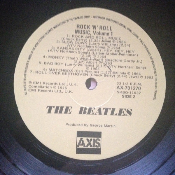 The Beatles – Rock 'N' Roll Music Volume 1 LP vinyl record, image 3 of 4