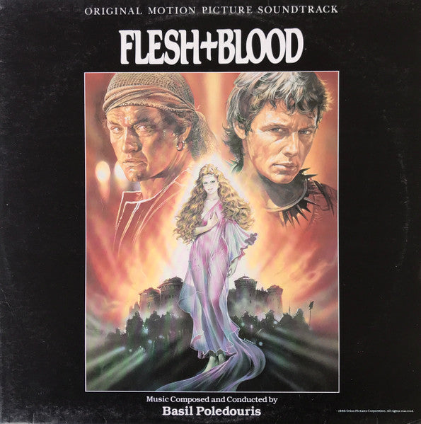 Basil Poledouris – Flesh+Blood (Original Motion Picture Soundtrack) LP vinyl record, image 1 of 4
