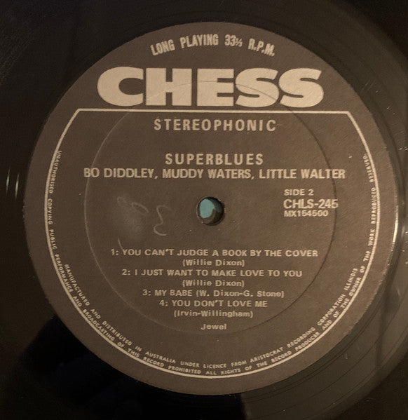 Bo Diddley, Little Walter, Muddy Waters – Super Blues LP vinyl record, image 4 of 4