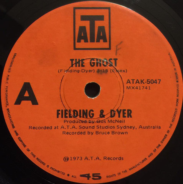 Fielding & Dyer – The Ghost 7" vinyl record, image 1 of 2
