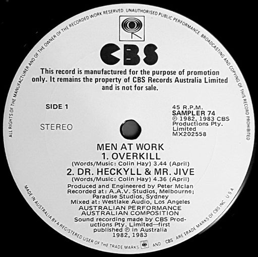 Men At Work – Overkill