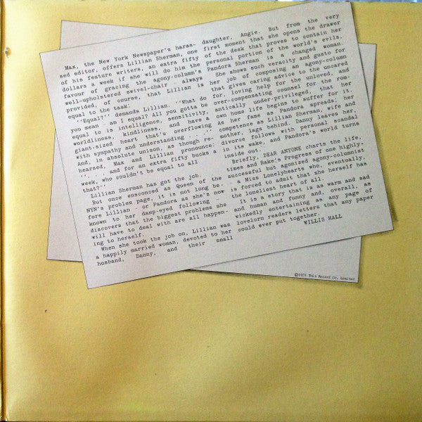 Various – Dear Anyone... LP vinyl record, image 3 of 9