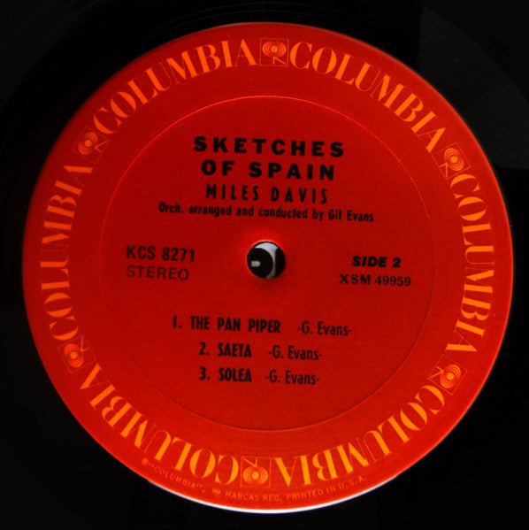 Miles Davis – Sketches Of Spain LP vinyl record, image 4 of 4