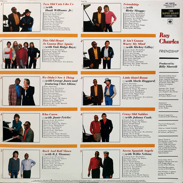 Ray Charles – Friendship LP vinyl record, image 2 of 4