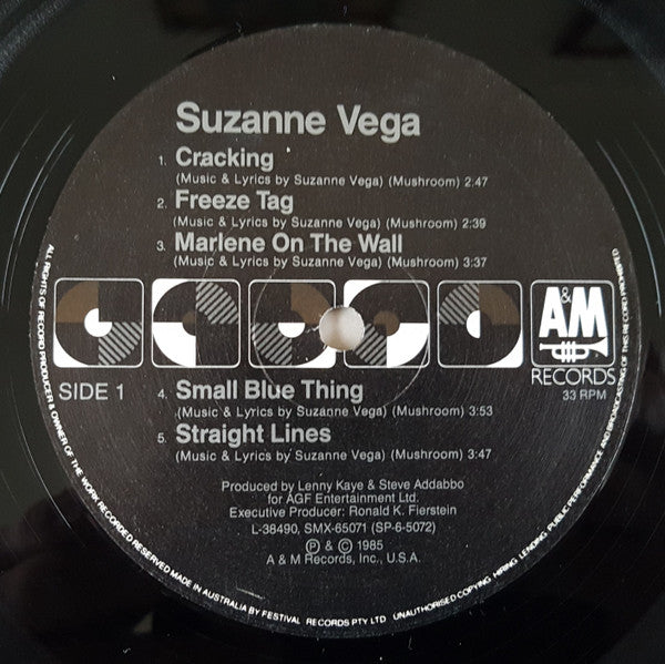 Suzanne Vega – Suzanne Vega LP vinyl record, image 3 of 6