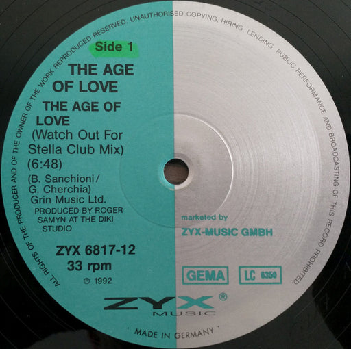 Age Of Love – The Age Of Love 12" vinyl record, image 1 of 2