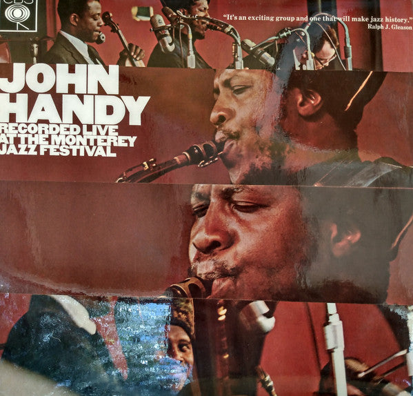 John Handy – Recorded Live At The Monterey Jazz Festival LP vinyl record, image 1 of 4