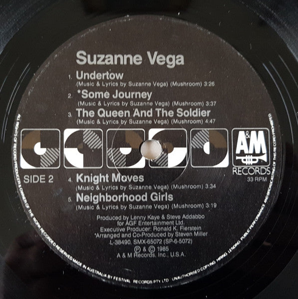 Suzanne Vega – Suzanne Vega LP vinyl record, image 4 of 6