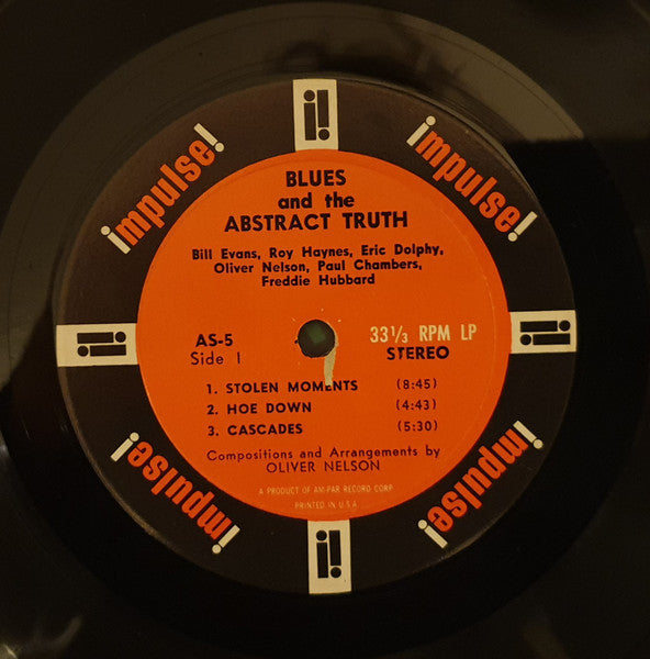 Oliver Nelson – The Blues And The Abstract Truth LP vinyl record, image 5 of 6