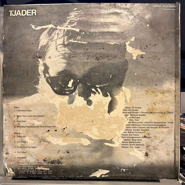 Cal Tjader – Tjader LP vinyl record, image 2 of 4