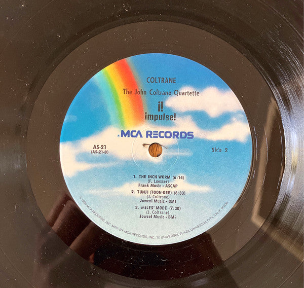 The John Coltrane Quartet – Coltrane LP vinyl record, image 3 of 4