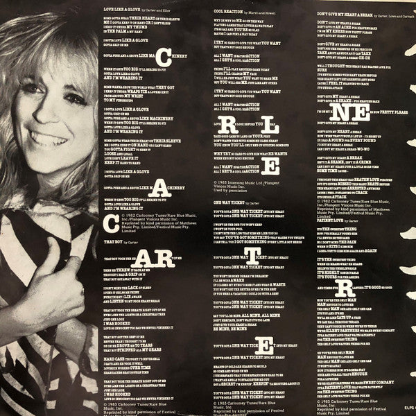 Carlene Carter – C'est C Bon LP vinyl record, image 5 of 6