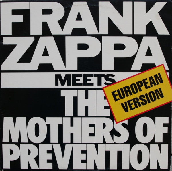 Frank Zappa – Frank Zappa Meets The Mothers Of Prevention (European Version) LP vinyl record, image 1 of 5