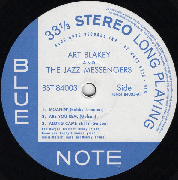 Art Blakey & The Jazz Messengers – Moanin' LP vinyl record, image 3 of 6