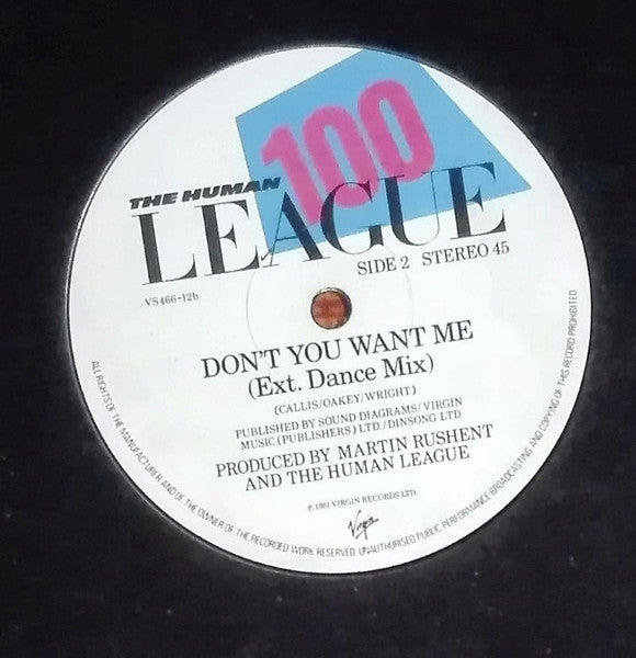 The Human League – Don't You Want Me 12" vinyl record, image 2 of 3