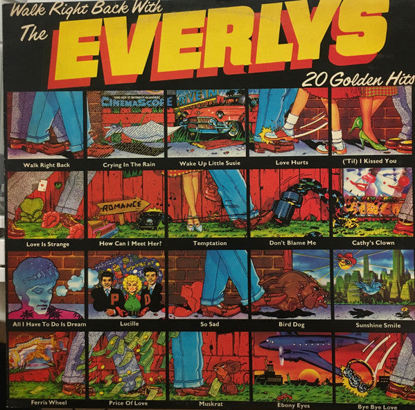 Everly Brothers – Walk Right Back With The Everlys (20 Golden Hits) LP vinyl record, image 1 of 4