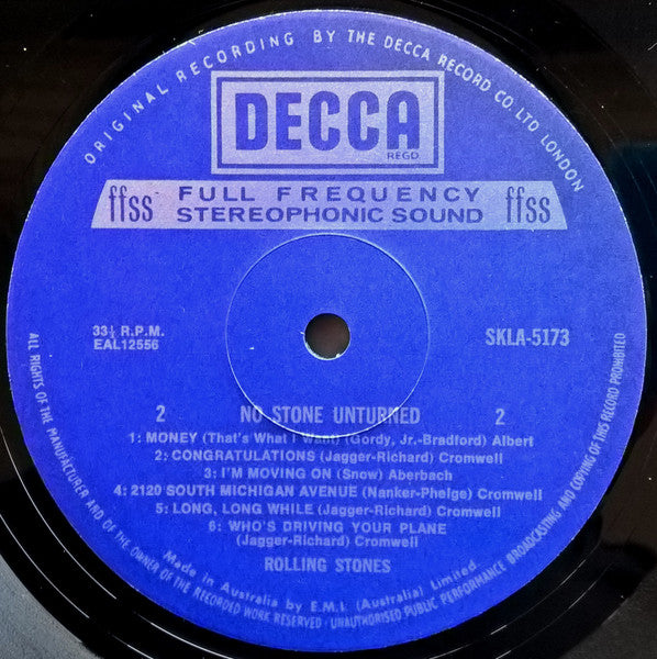 The Rolling Stones – No Stone Unturned LP vinyl record, image 4 of 4