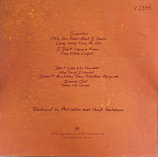 Phil Collins – No Jacket Required LP vinyl record, image 2 of 7